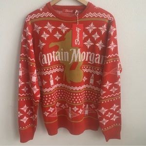 Shinesty | Captain Morgan “Naughty or Spiced” Christmas Sweater | Size M - NWOT
